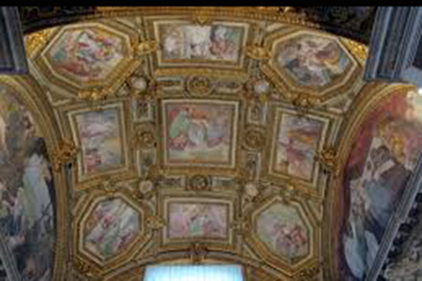 Soffitto Certosa di San Martino