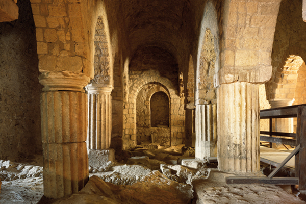 Sala delle colonne Castel dell'Ovo